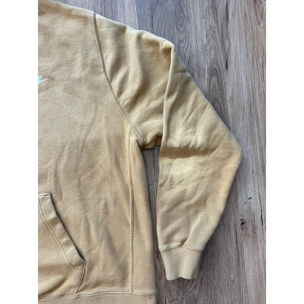 Nike Sportswear Club Fleece Hoodie Mens 3XL Mustard‎ Yellow Pullover BV2654-722